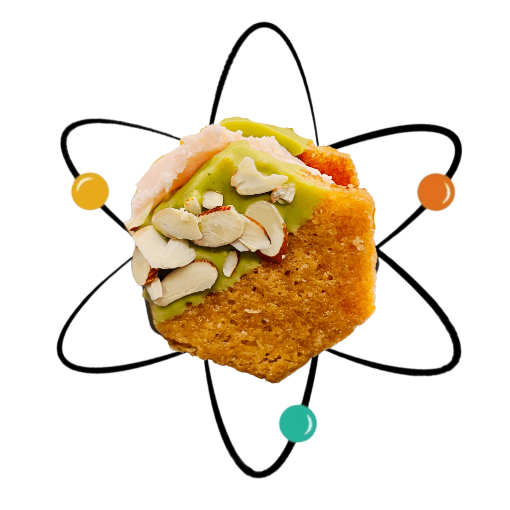 SAKURA STARLIGHT – Almond Cookie, Cherry Blossom Ice Cream, Matcha Green Tea Shell & Shaved&nbsp;Almonds