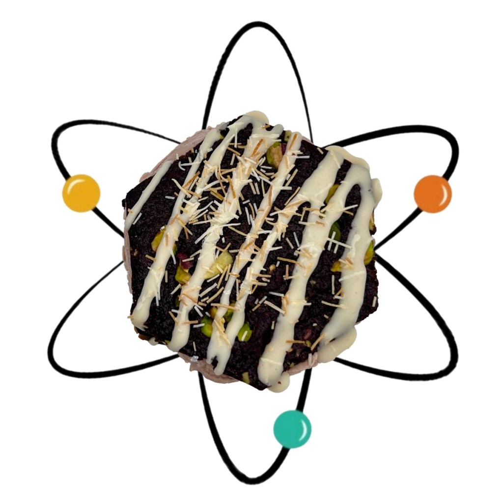 CELESTIAL SILK – Chocolate Pistachio Cookie, Dubai Chocolate Ice Cream, Tahini Shell & Kataifi&nbsp;Flakes