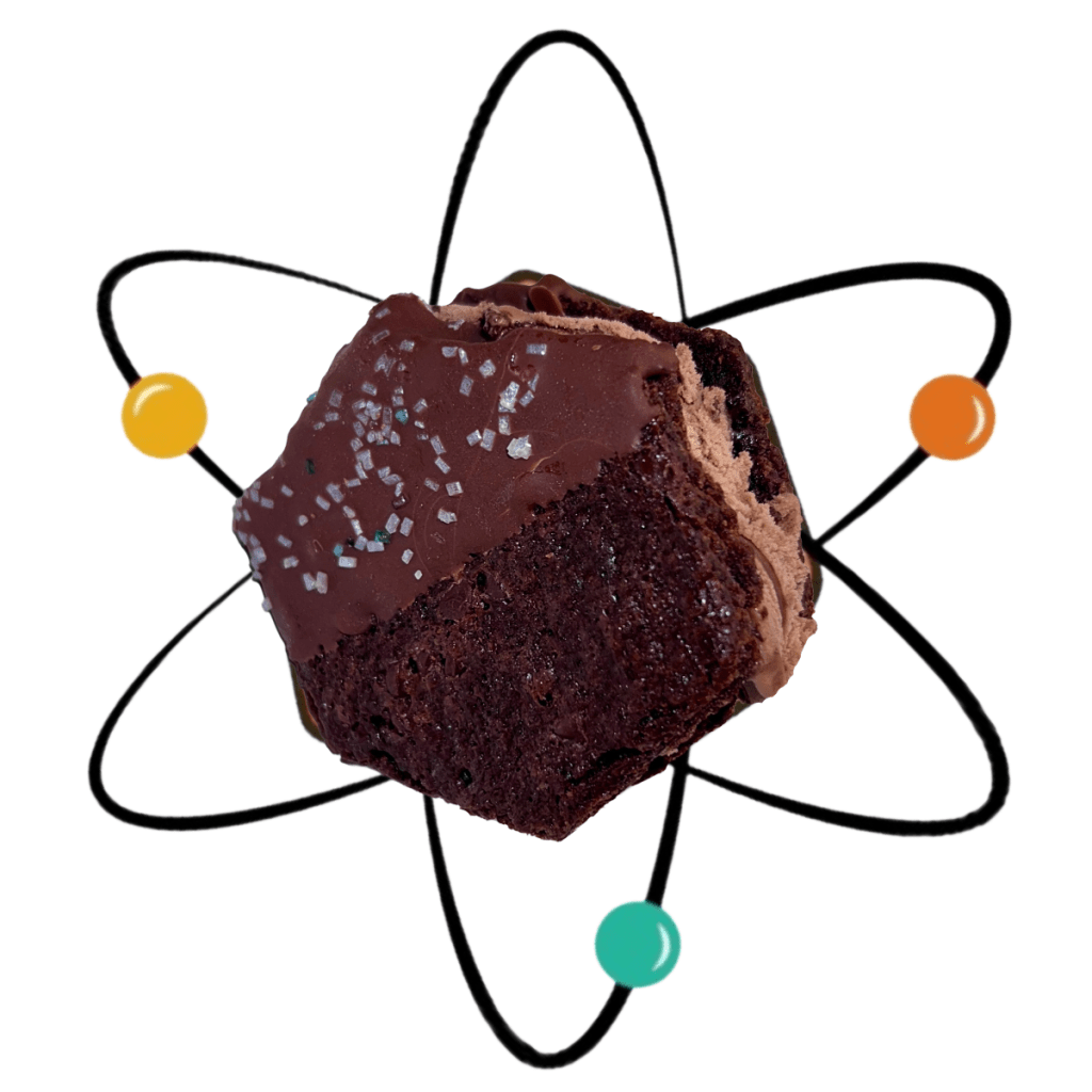 THE BLACK HOLE – Chocolate Chocolate Chip Cookie, Triple Chocolate Ice Cream, Semi-Sweet Chocolate Shell, Sparkle&nbsp;Sugar